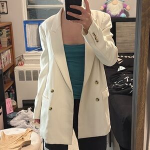 Wilfred Aritzia White Blazer